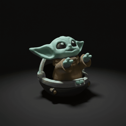 Grogu (Baby Yoda) Clicker Figure.
