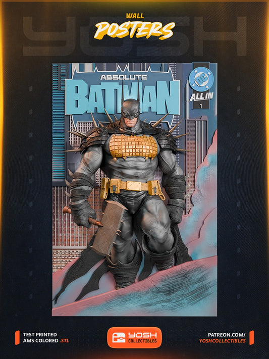 Absolute Batman Figure Poster