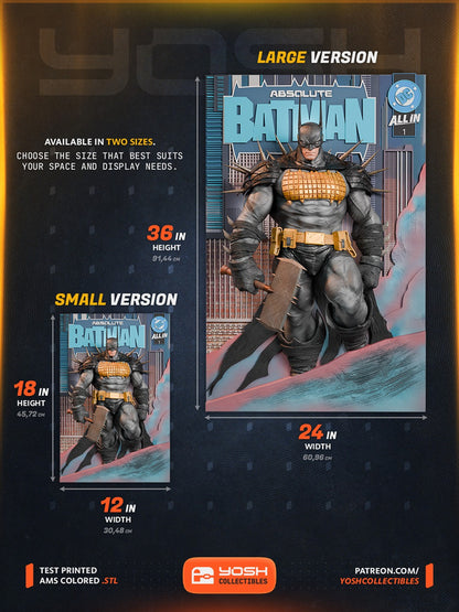 Absolute Batman Figure Poster