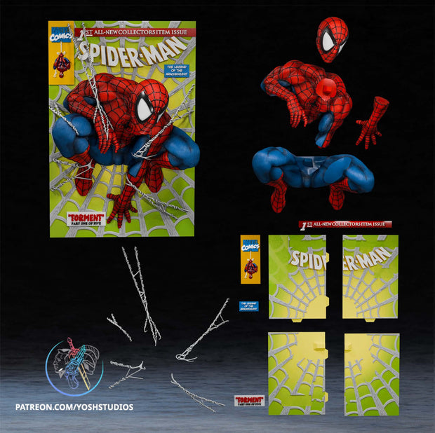 Spider-Man Figure Poster