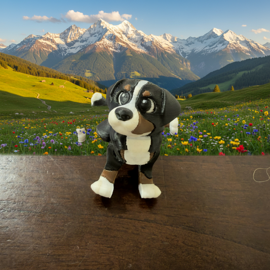 Bernese Mountain Dog Flexi Figure