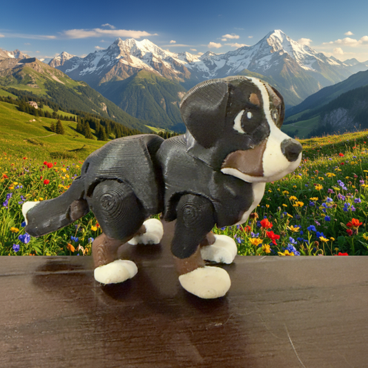 Bernese Mountain Dog Flexi Figure