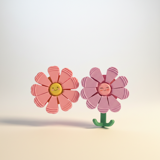 Happy Flower Chip Clips