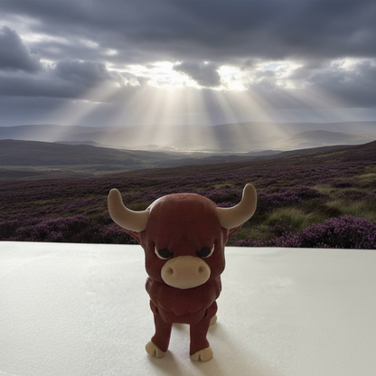 Highland Cow Articulated Figure