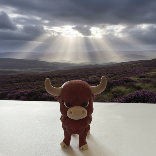 Highland Cow Articulated Figure