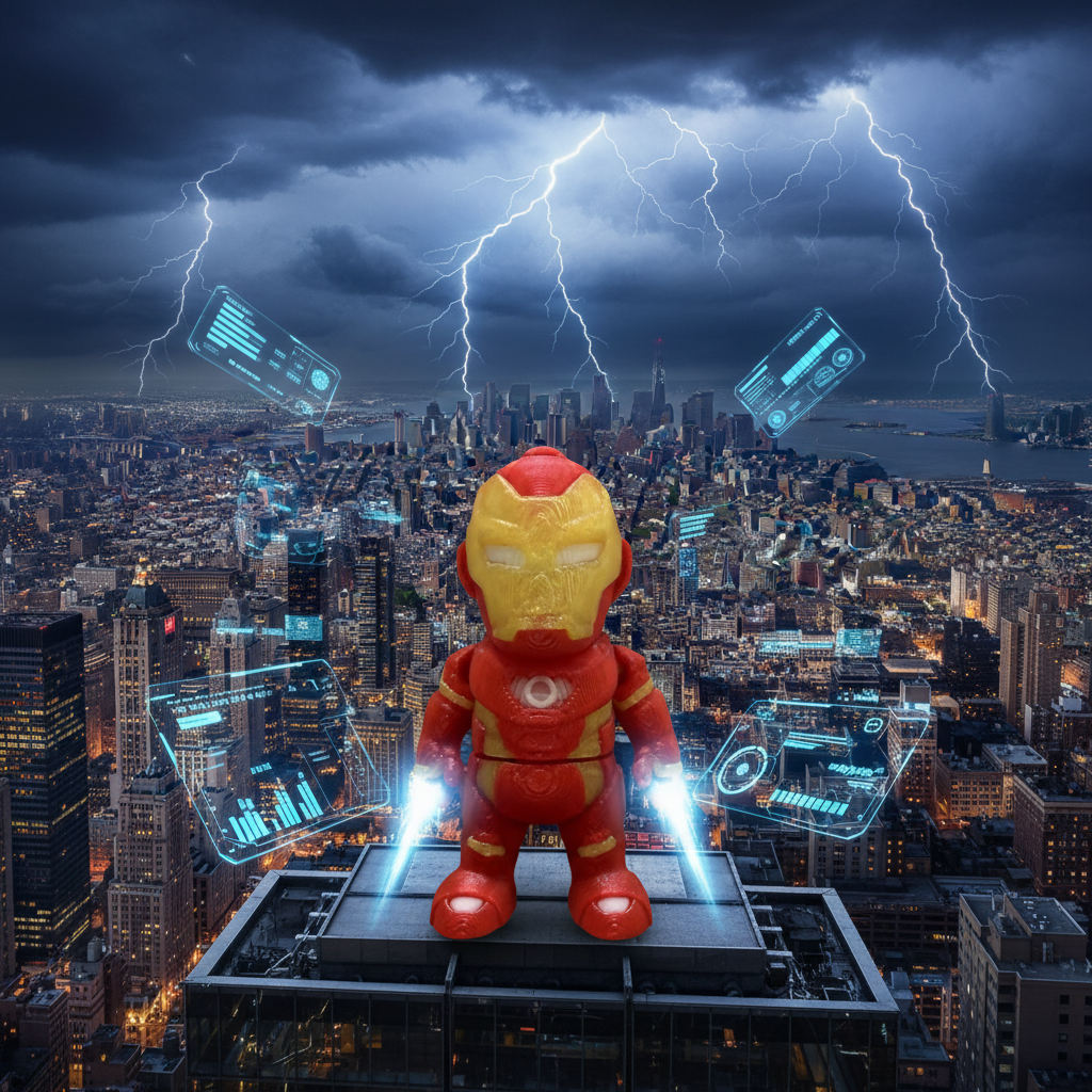 Iron Man Flexi Figure