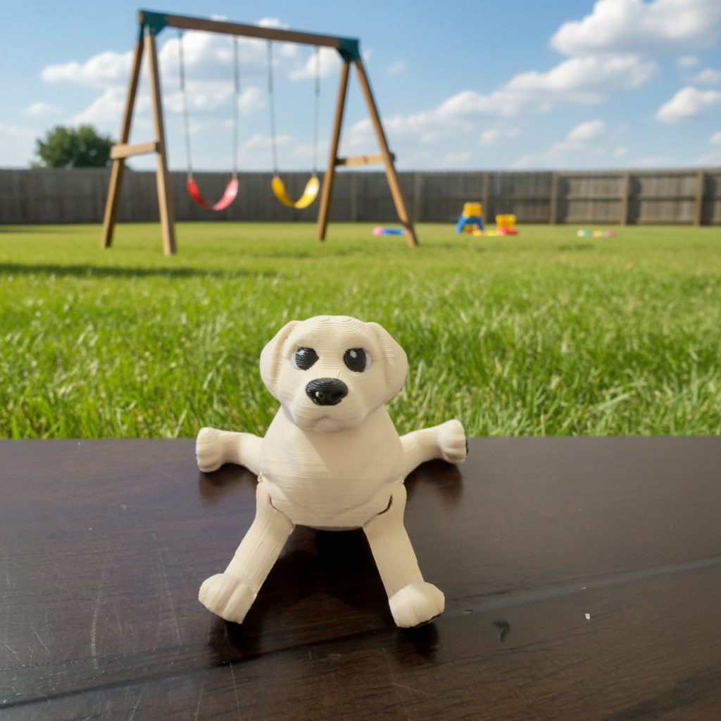 Golden Retriever Flexi Figure