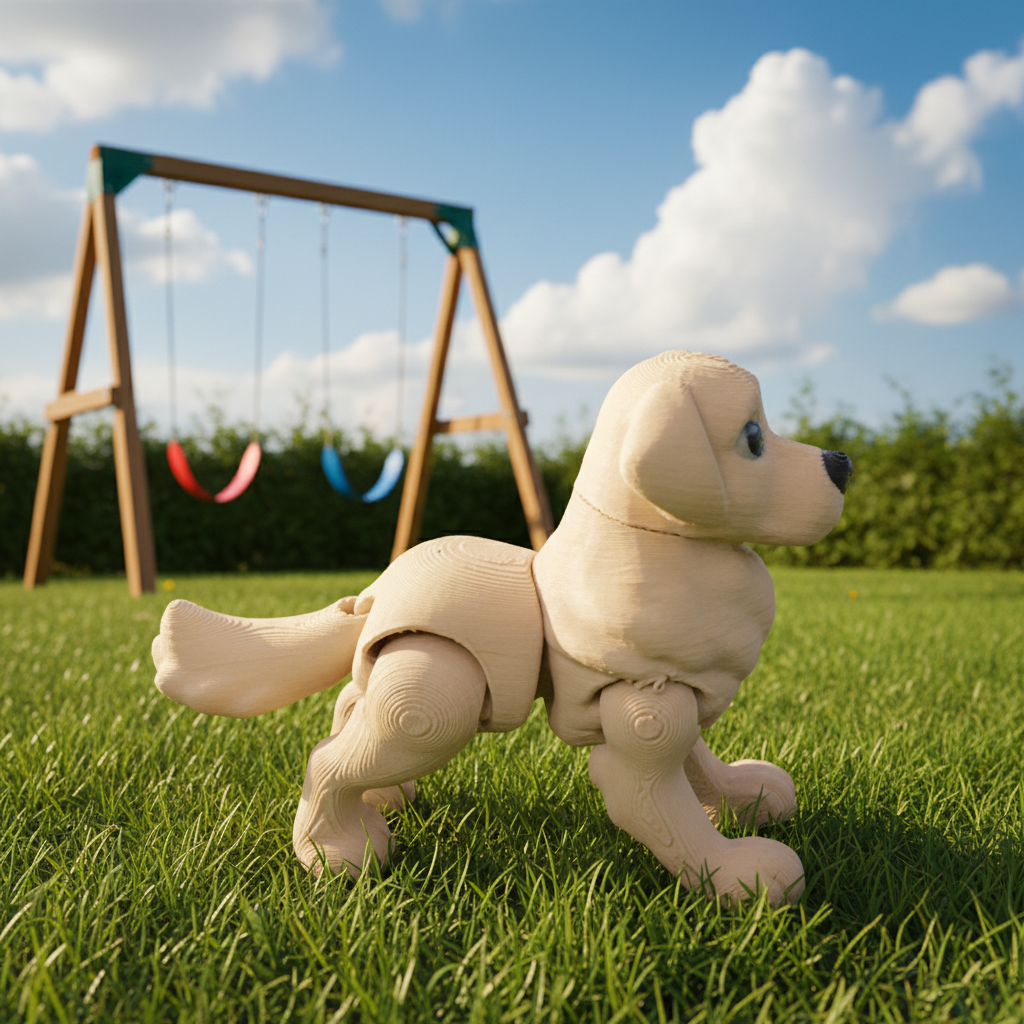 Golden Retriever Flexi Figure