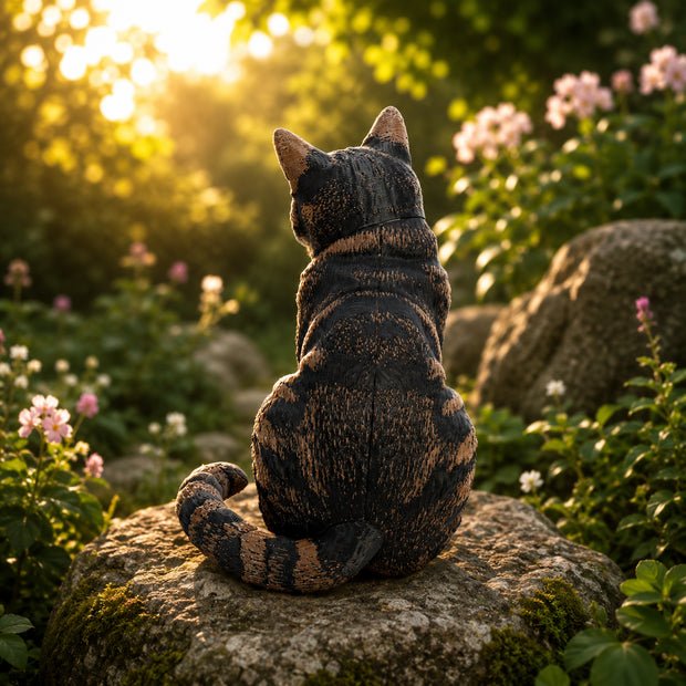 Realistic Cat Figurine – 4-Color 3D Printed Desk & Shelf Decor - Fiendworks Studio