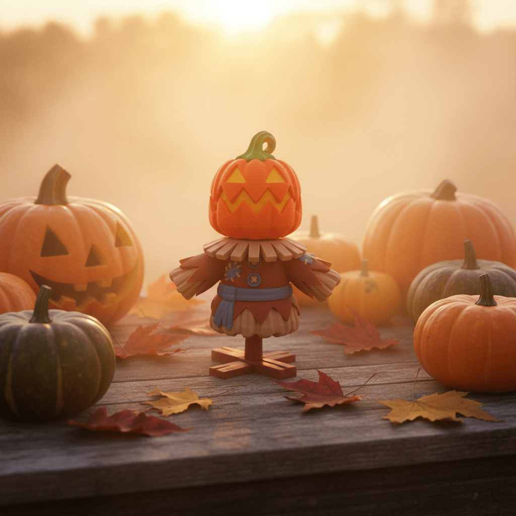 Scarecrow Clicker – 3D Printed Halloween Fidget Toy - Fiendworks Studio