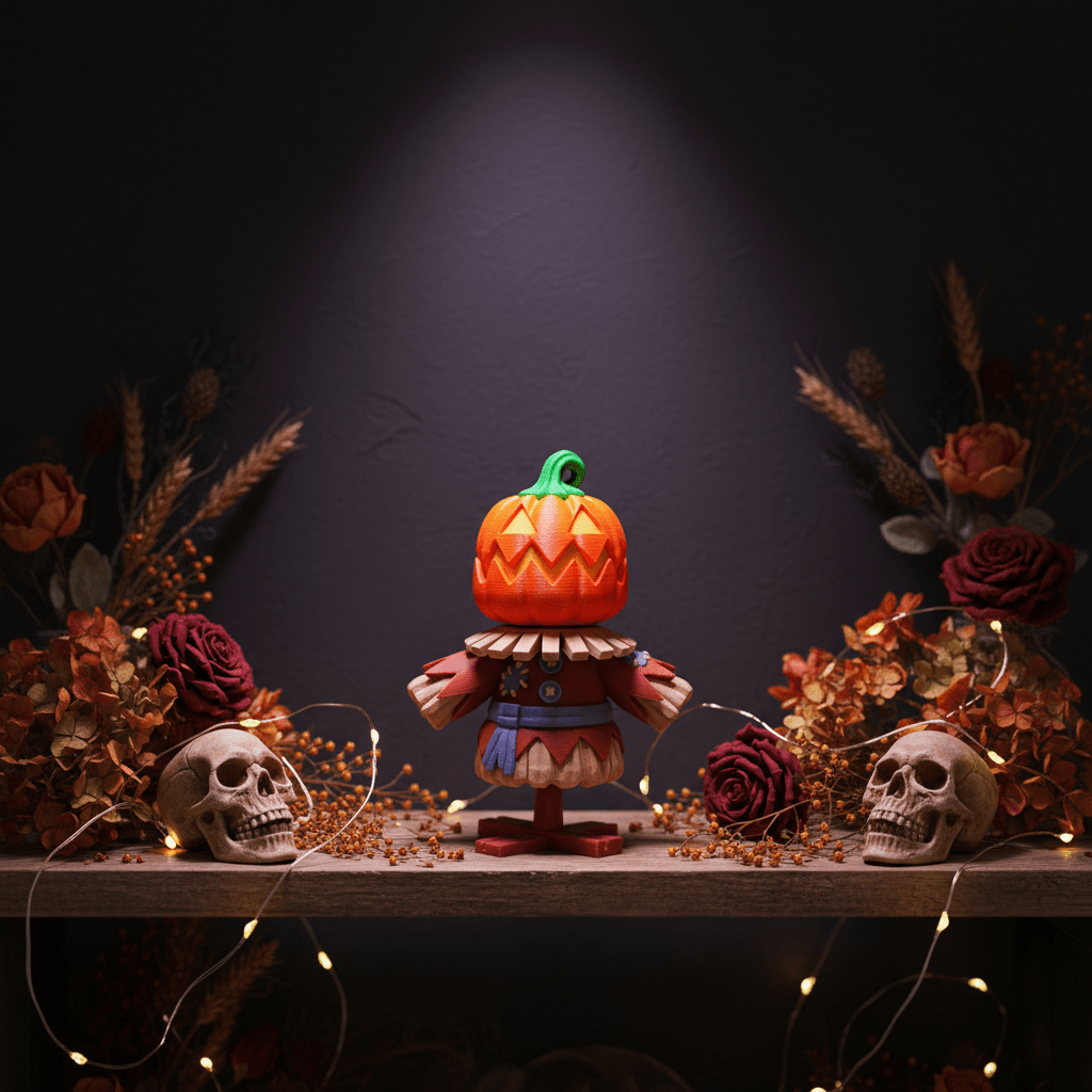 Scarecrow Clicker – 3D Printed Halloween Fidget Toy - Fiendworks Studio