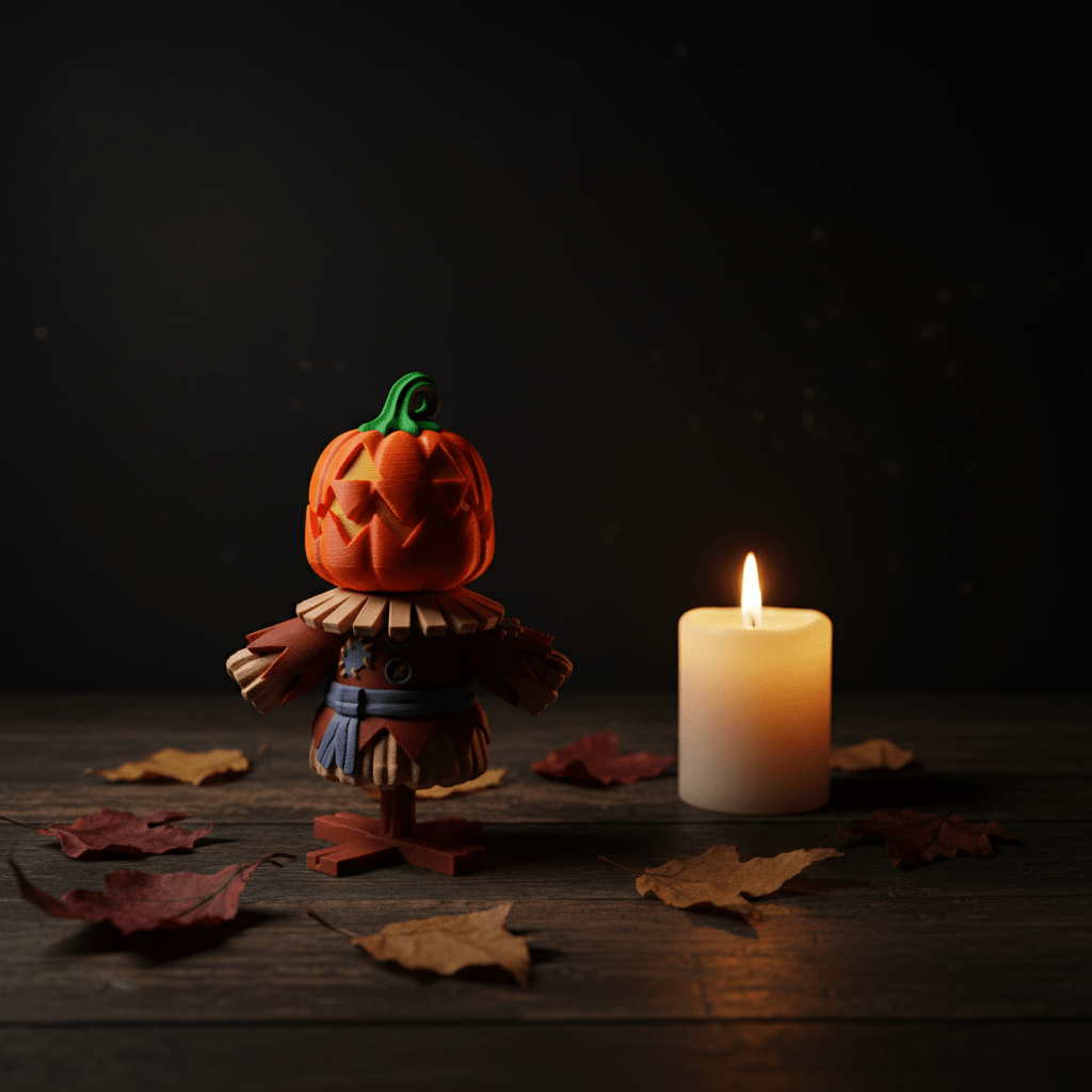 Scarecrow Clicker – 3D Printed Halloween Fidget Toy - Fiendworks Studio