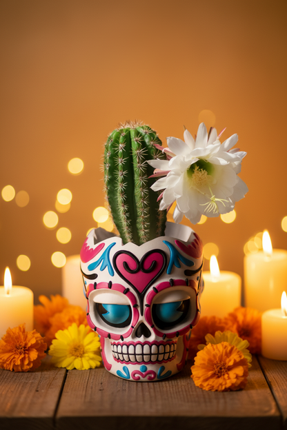 Sugar Skull Planter Lifestyle