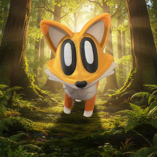 Blob Fox Flexi Figure
