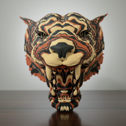 Tiger Wall Art - Unicorn Graveyard (design)